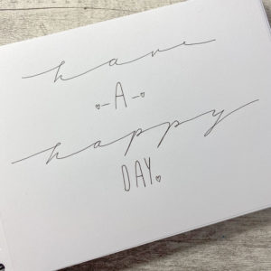 Lettering Happy Day
