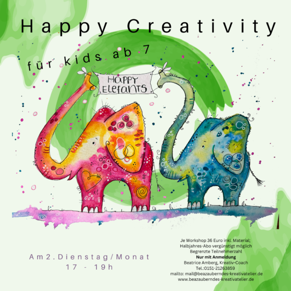 Happy Creativity - Kreativzeit für kids ab 7 in Schongau