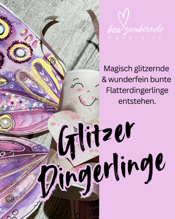 Mal- und Kreativkurs Glitzerdingerlinge