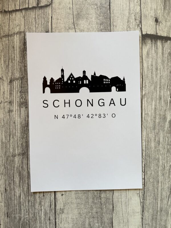 "Schongau Skyline" ein be(a)zauberndes ArtPrint